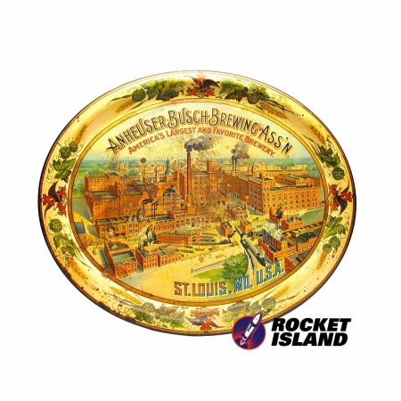 Anheuser Busch Brewing Ass'n. Serving Tray (1900s)