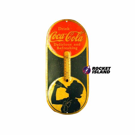 Coca-Cola Bobby Soxer Thermometer (1940s)