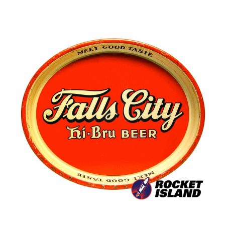 Falls City Hi-Bru Beer Serving Tray (1950s)