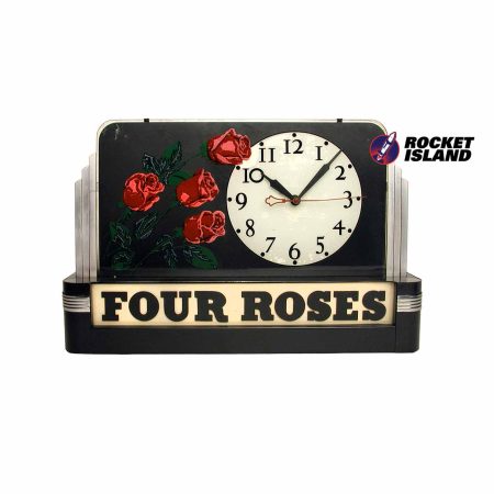 Four Roses Bourbon Barback Clock (1930s)