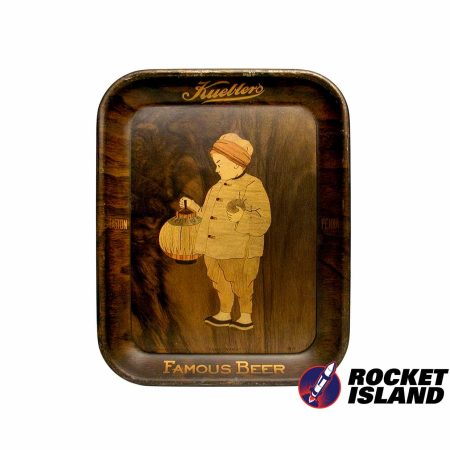 Kuebler's Famous Beer Pre-Prohibition "Japanese Lantern Boy" Serving Tray (1920s)
