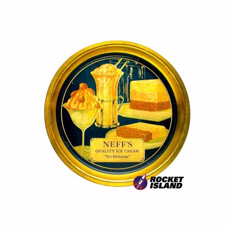 Neff's Quality Ice Cream Serving Tray (1930s)