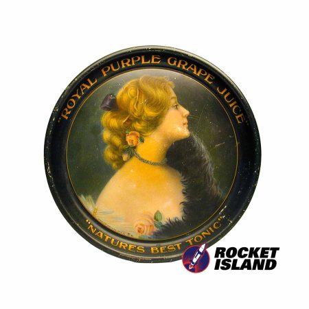 Royal Purple Grape Juice Serving Tray (1890s)