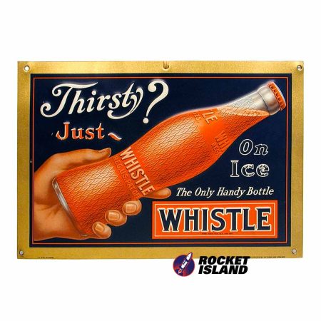 Thirsty? Just Whistle Orange Soda Retailer Display (1930s)