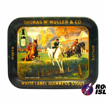 Thomas McMullen White Label Guiness Stout Serving Tray (1910s)