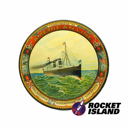 America Line Passenger Ships Tip Tray (1910s)