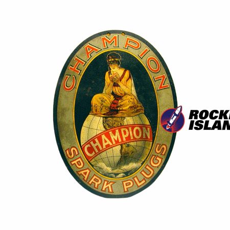 Champion Spark Plugs Retailer Sign (1920s)