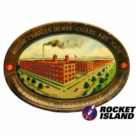 H. Fendrich "Charles Henby Cigars" Tip Tray (1900s)