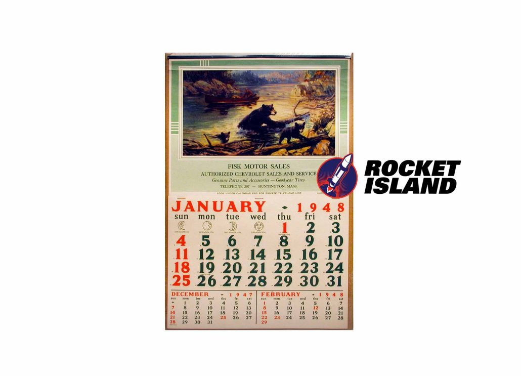 Chevrolet Dealer Promotional Calendar (1948)