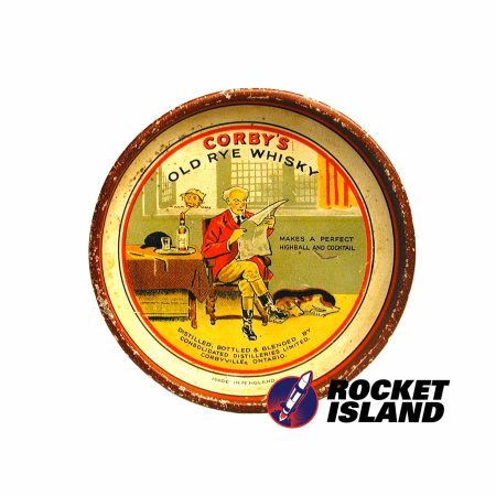 Corby's Old Rye Whisky Tip Tray (1937)