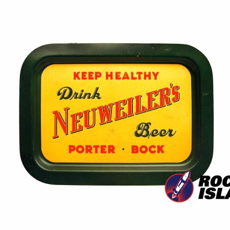 "Keep Healthy Drink Neuweiler's Beer" Tip Tray (1930s)