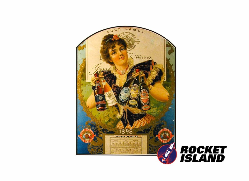 Empire Brewery Retailer Calendar (1898)