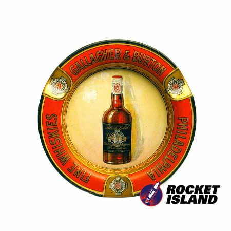 Gallagher & Burton Fine Whiskies Tip Tray (1910s)
