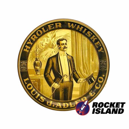 Louis J. Adler & Co. "Hyroler Whiskey" Tip Tray (1900s)
