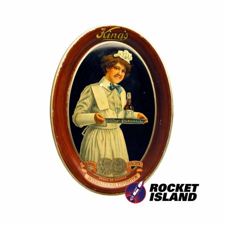 King's Puremalt Medicinal Tonic (Beer) Tip Tray (1900s)