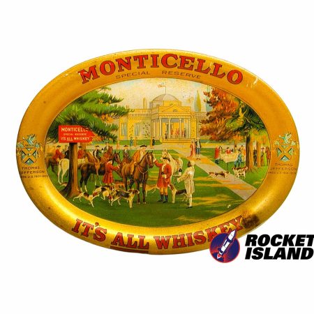 Monticello Special Reserve Whiskey Tip Tray (1900s)