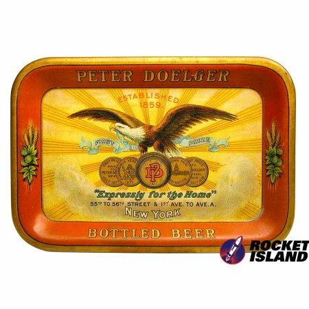 Peter Doelger Bottled Beer Tip Tray (1910s)