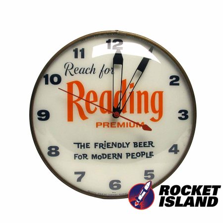Drink Reading Premium "The Friendly Beer For Modern People" PAM Clock (1960s)