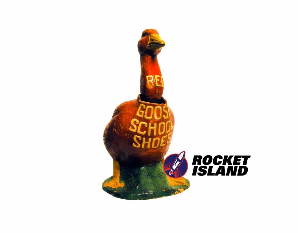 Red Goose School Shoes Retailer Display (1920s)
