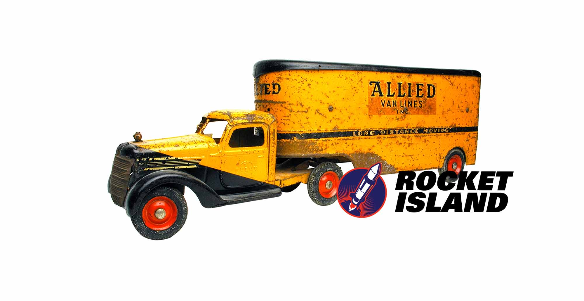 Buddy "L" International Harvester Allied Van Lines Tractor-Trailer (1940s)