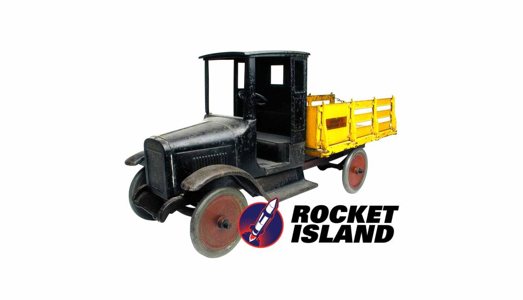 Buddy "L" Baggage Line Stakebed Truck (1920s)