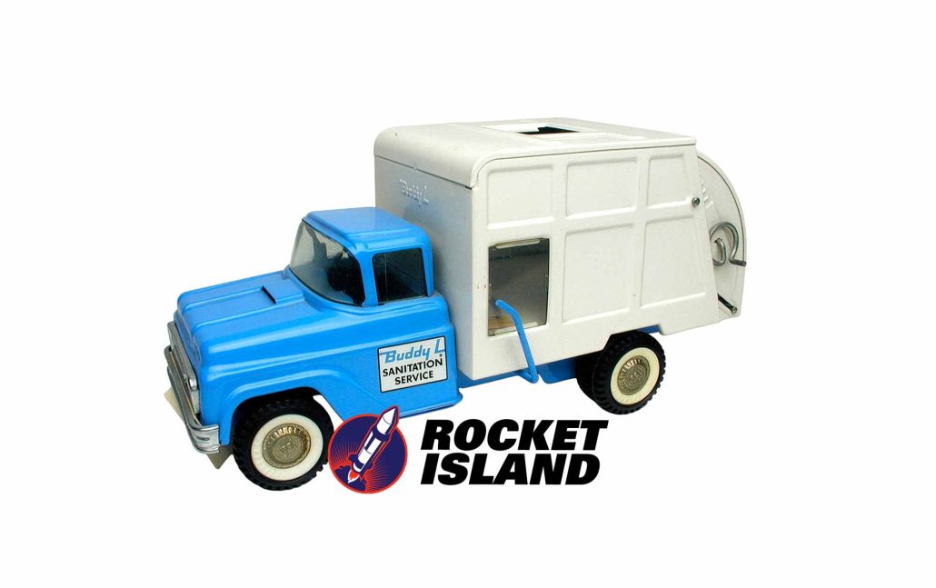 Buddy "L" Sanitation Service Garbage Truck (1960s)
