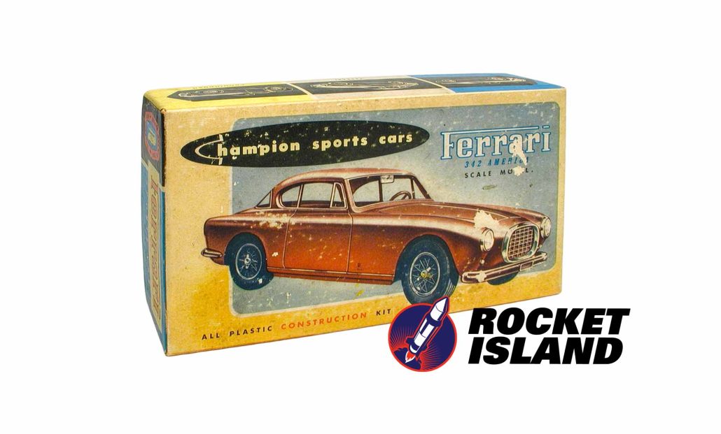 Champion Sports Cars Ferrari 342 America Model Kit (1960s)