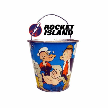 J. Chein & Co. Popeye And Wimpy Beach Pail (1930s)