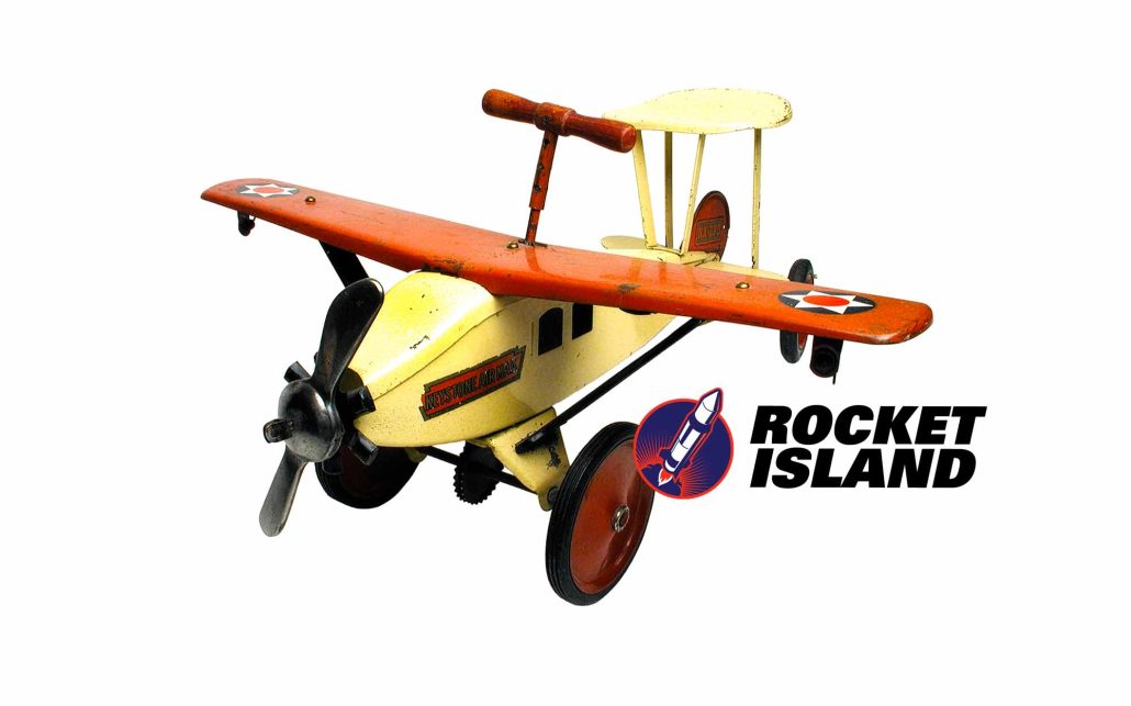Keystone Air Mail Ride-Em Airplane (1920s)