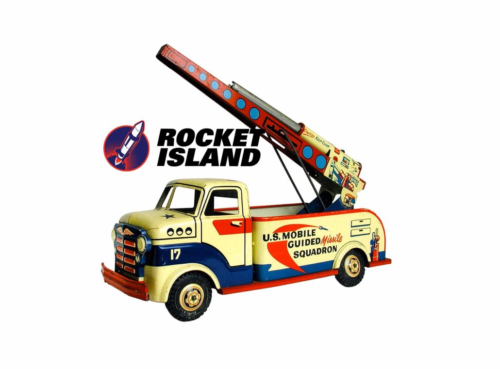 Marx US Mobile Guided Missile Squadron Truck (1950s)