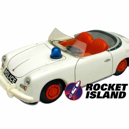 Tippco (West Germany) Porsche Speedster Police Car (1960s)